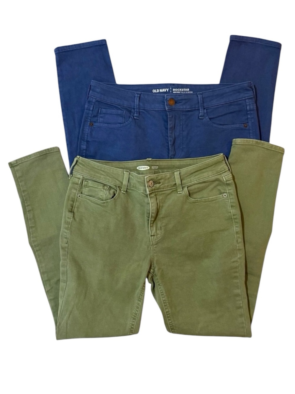 Old Navy Colored Rockstar Skinny Jeans Bundle of 2